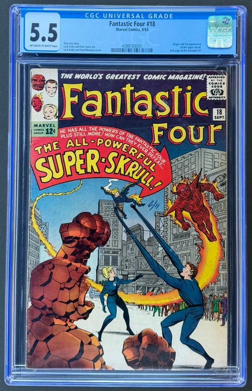 Fantastic Four #18 comic book cover image