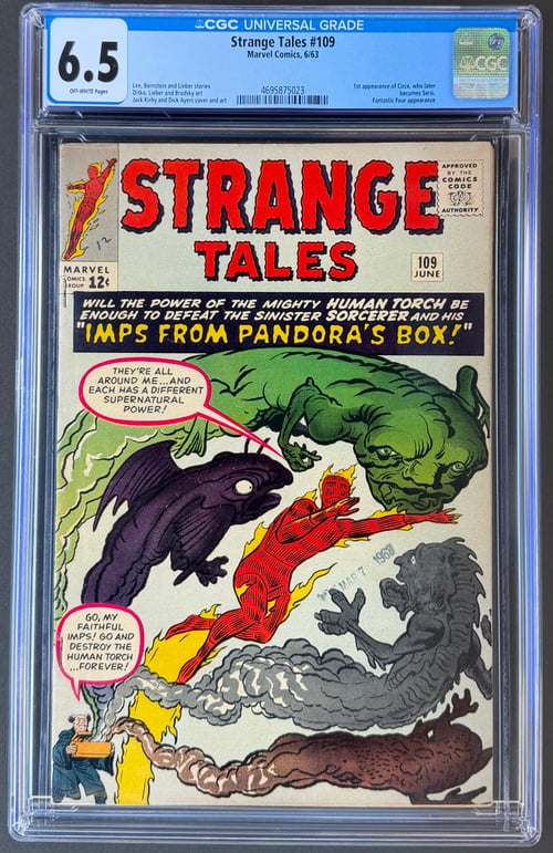 Strange Tales #109 comic book cover image