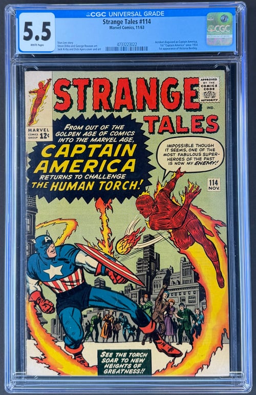 Strange Tales #114 comic book cover image