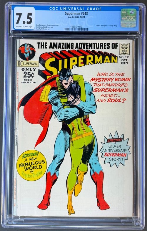 Superman #243 comic book cover image