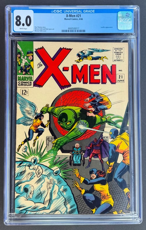 X-Men #21 comic book cover image