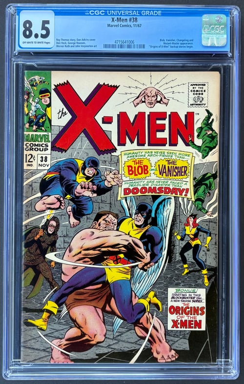 X-Men #38 comic book cover image